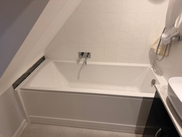 Modern bathroom suite